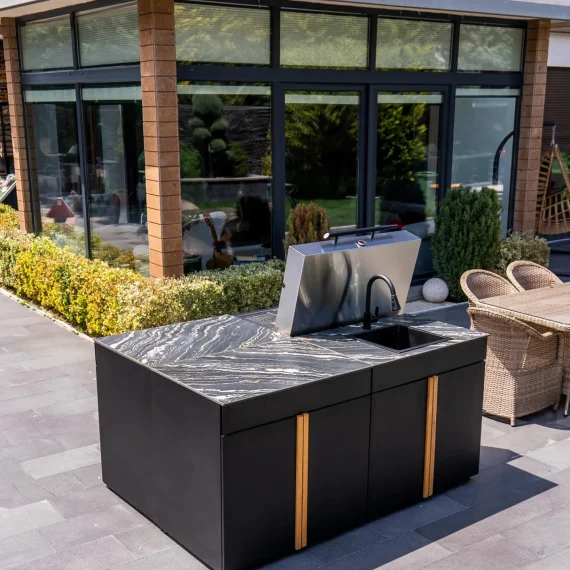Complete Outdoor Kitchen Island