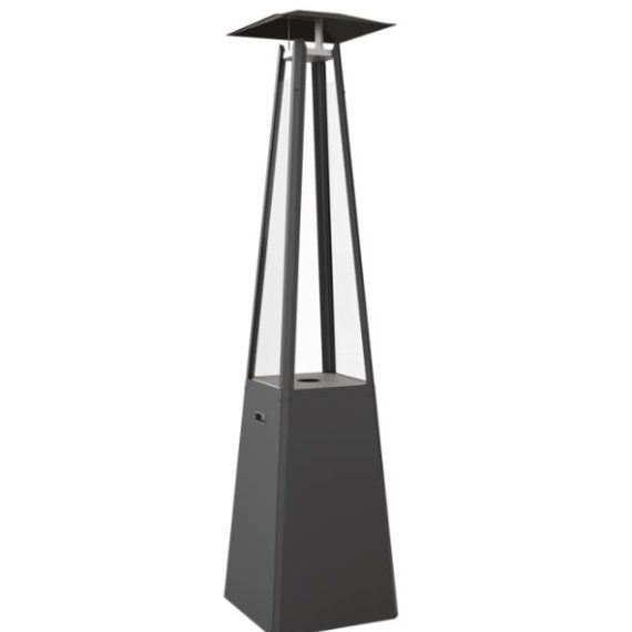 Gas patio heater Umbrella Black 50x50x216 cm