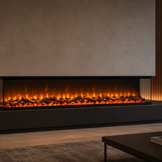 3-Sided Electric Fireplace
